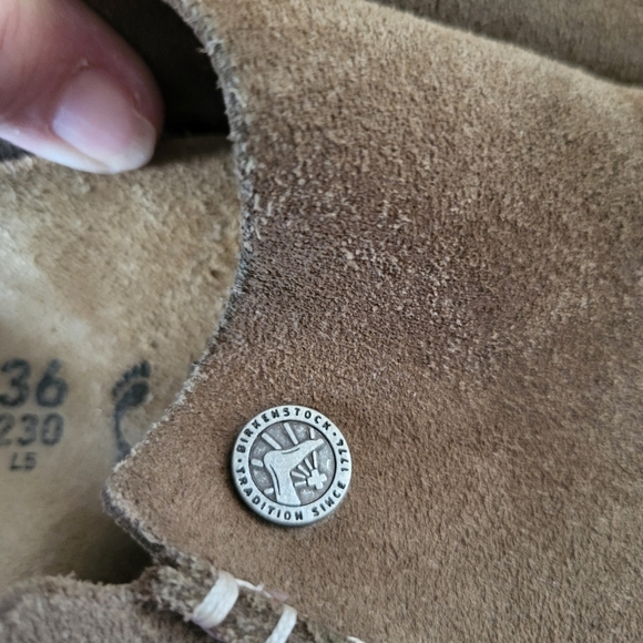 Birkenstock Zermatt Suede Shoes Size 36  Brown Slippers - Picture 7 of 7